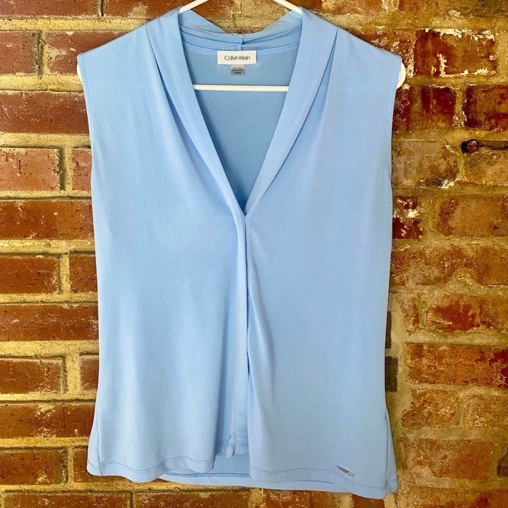 Sky blue Calvin Klein blouse